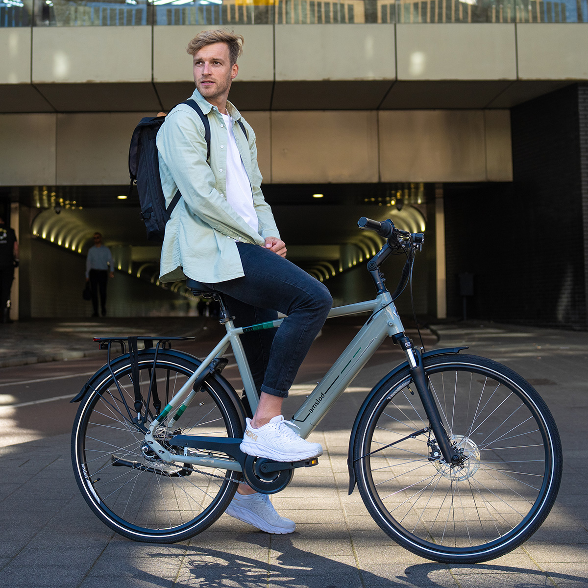 afbeelding Amslod elektrische fiets city elite denton stadsfiets elektrisch 7
