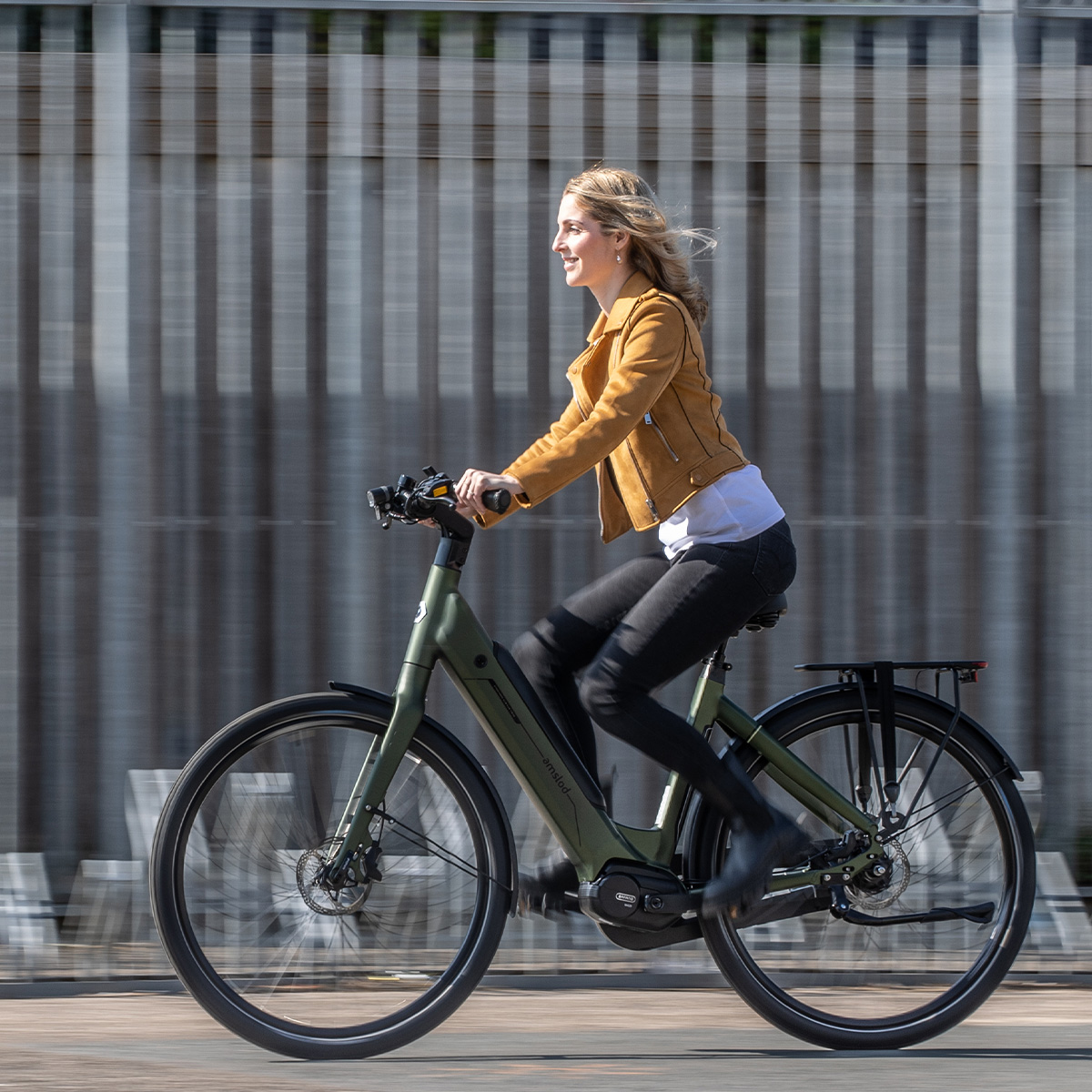 Afbeelding Amslod elektrische fiets premium plus eton sportieve e-bike 7
