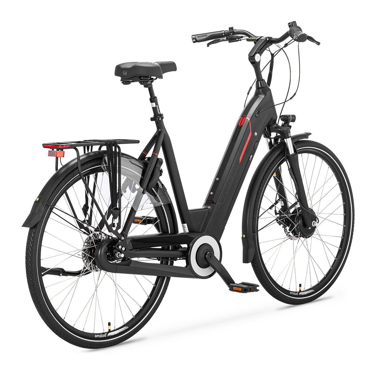 afbeelding Amslod elektrische fiets comfort flow newton e-bike dames 3
