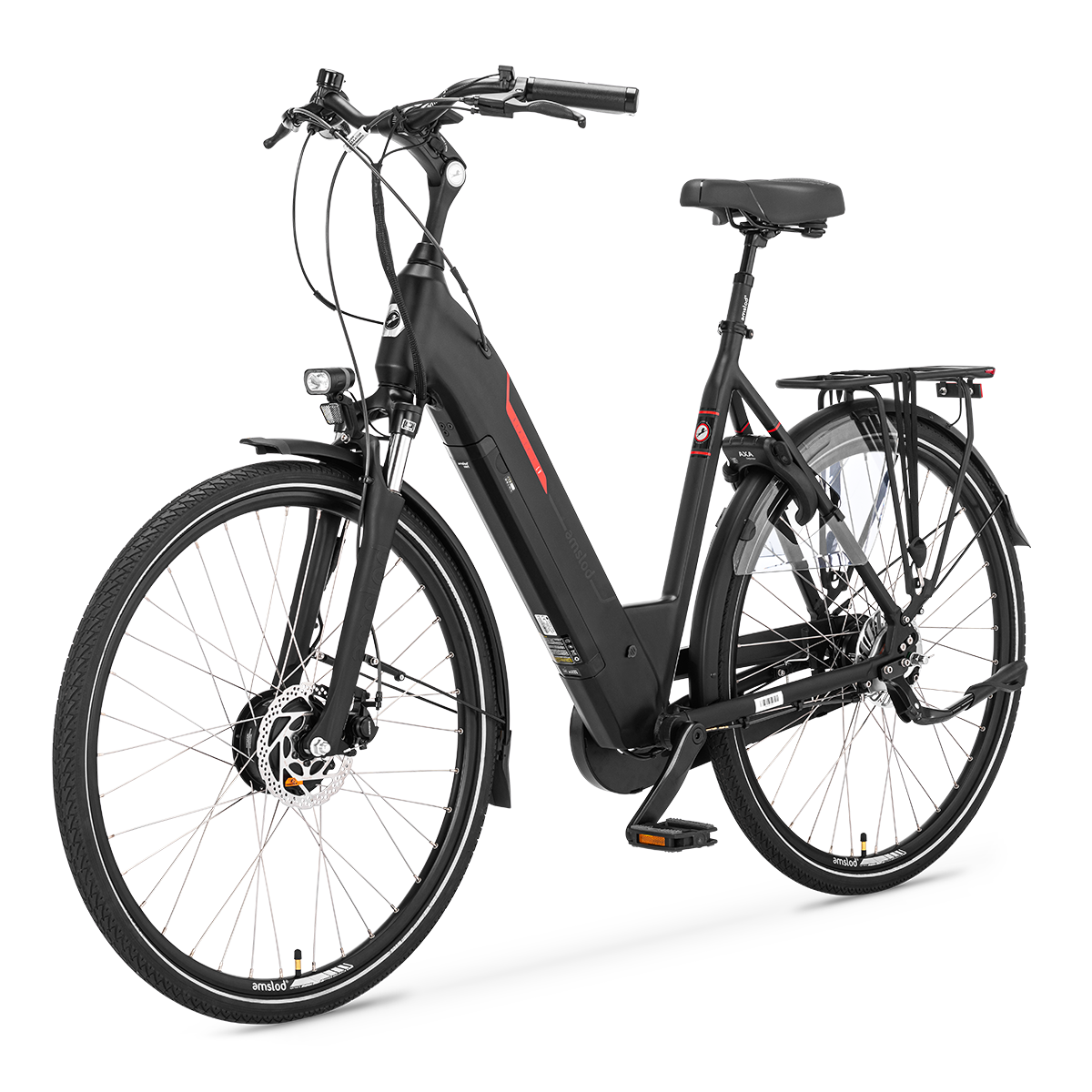 afbeelding Amslod elektrische fiets comfort flow newton e-bike dames 6