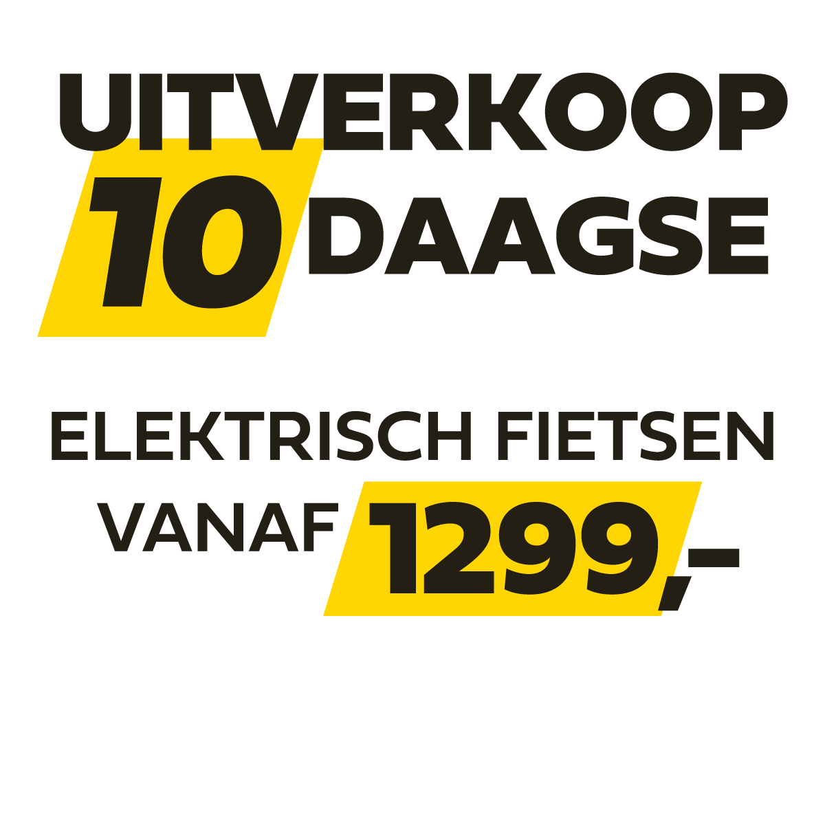 Uitverkoop 10-Daagse