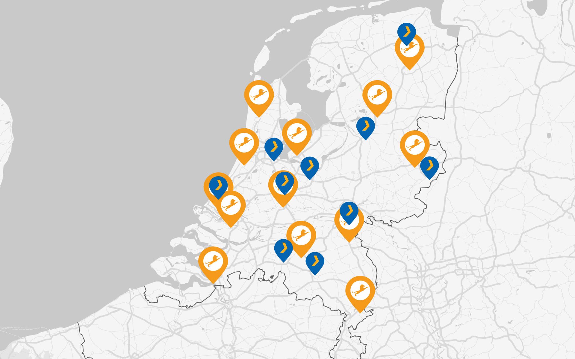 Altijd een servicepunt in de buurt